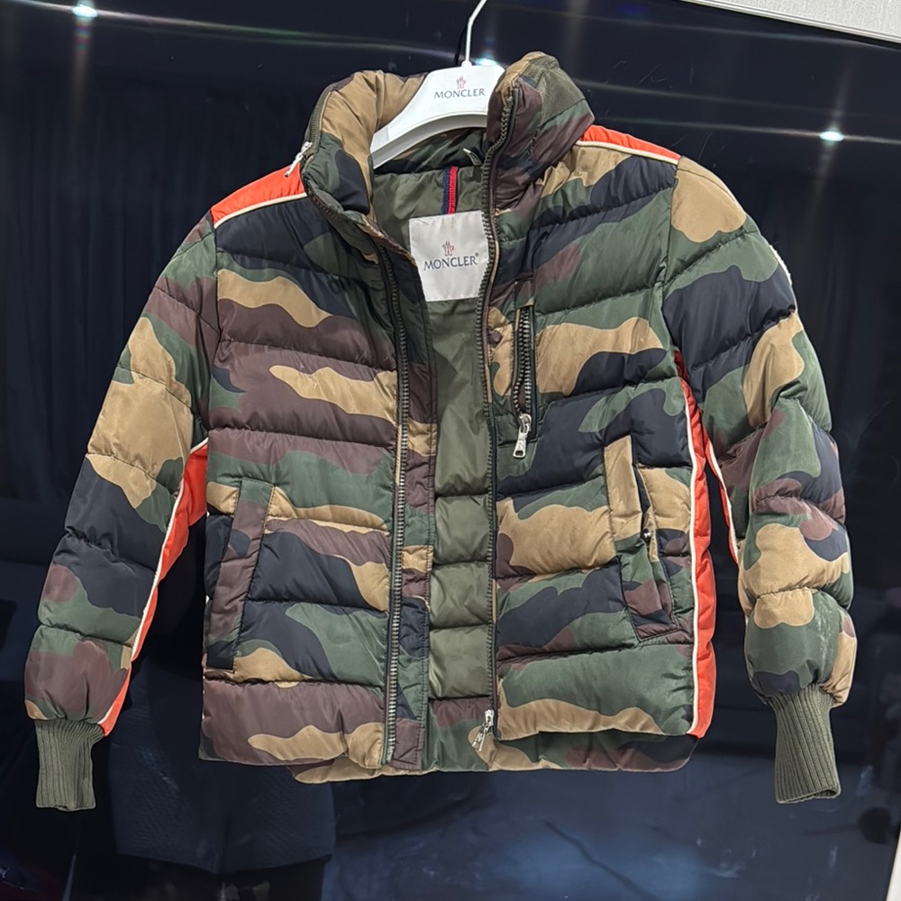 Moncler Multicolor Camouflage Puffer Jacket